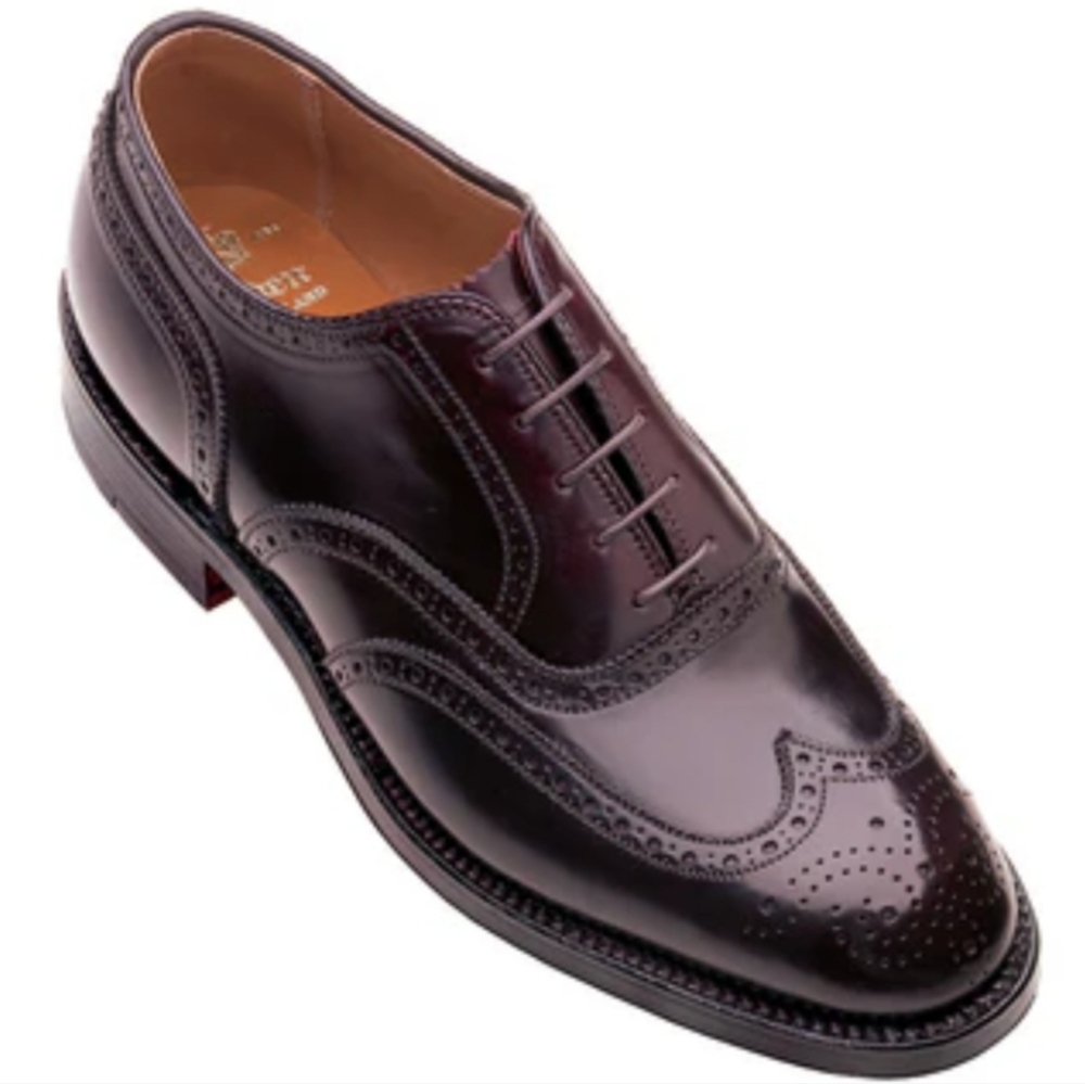 Alden 974 10 AA B Wing Tip Bal Oxford Shell Cordovan Shoes